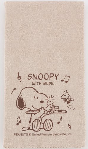 SNOOPY WITH MUSIC 楽器用クロス　スヌーピー　フルート Amazon | snp-cloth-fl スヌーピー ラグジュアリークロス フルート